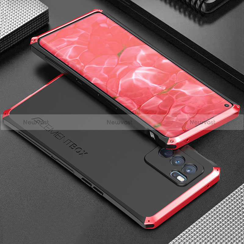 Luxury Aluminum Metal Cover Case 360 Degrees for Oppo Reno6 Pro 5G India