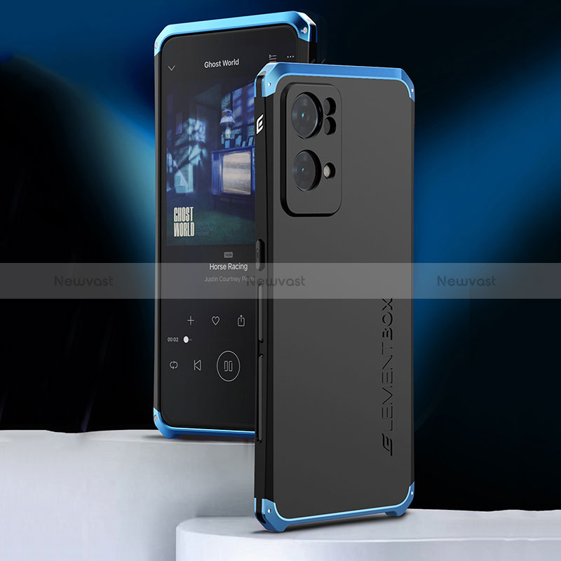 Luxury Aluminum Metal Cover Case 360 Degrees for Oppo Reno7 Pro 5G