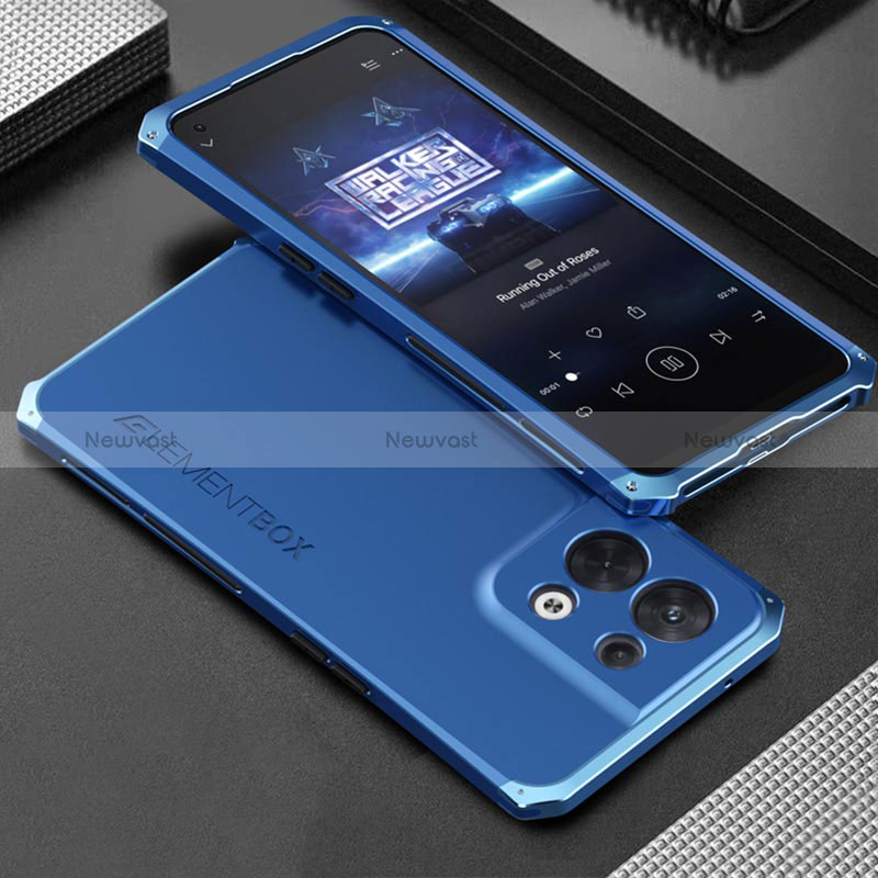 Luxury Aluminum Metal Cover Case 360 Degrees for Oppo Reno8 5G