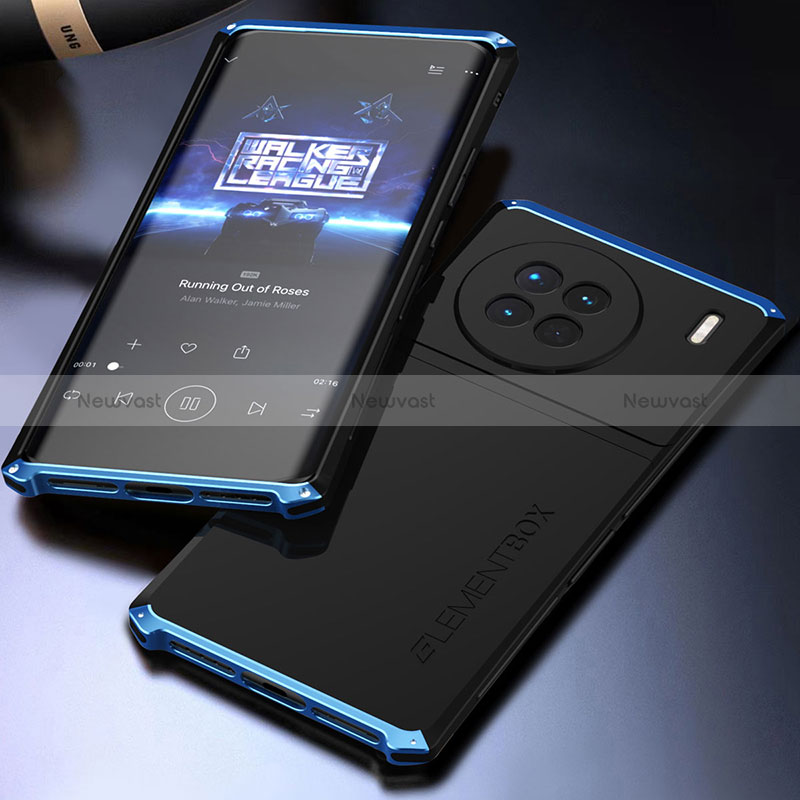 Luxury Aluminum Metal Cover Case 360 Degrees for Vivo X90 Pro 5G