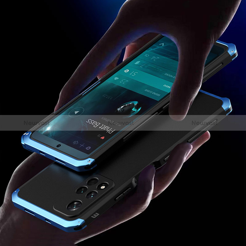 Luxury Aluminum Metal Cover Case 360 Degrees for Xiaomi Poco X4 NFC