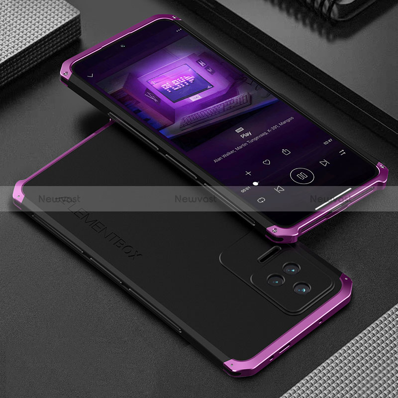 Luxury Aluminum Metal Cover Case 360 Degrees for Xiaomi Redmi K40S 5G