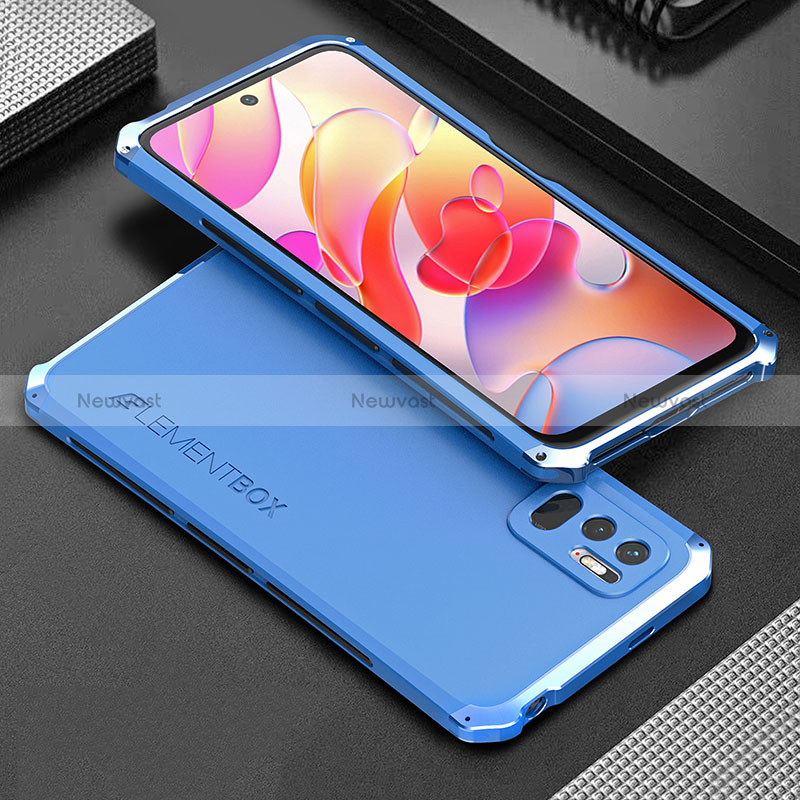 Luxury Aluminum Metal Cover Case 360 Degrees for Xiaomi Redmi Note 10 JE 5G