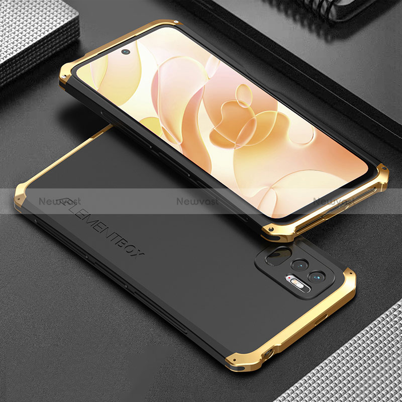 Luxury Aluminum Metal Cover Case 360 Degrees for Xiaomi Redmi Note 10 JE 5G