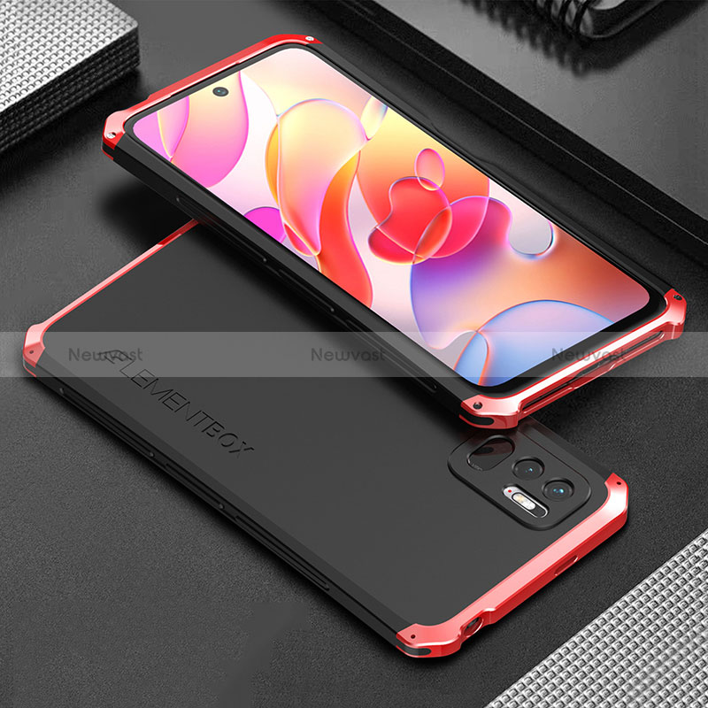 Luxury Aluminum Metal Cover Case 360 Degrees for Xiaomi Redmi Note 10 JE 5G