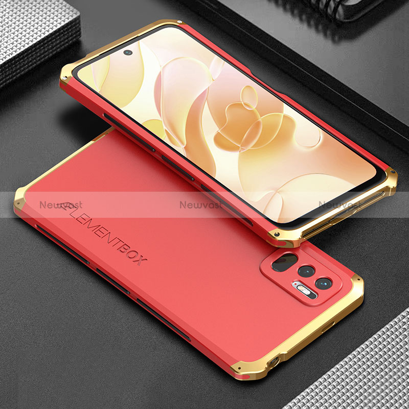 Luxury Aluminum Metal Cover Case 360 Degrees for Xiaomi Redmi Note 10 JE 5G