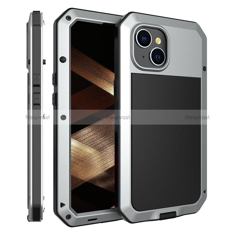 Luxury Aluminum Metal Cover Case 360 Degrees HJ2 for Apple iPhone 13