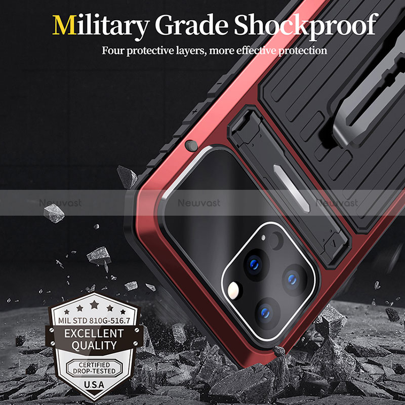 Luxury Aluminum Metal Cover Case 360 Degrees LK1 for Apple iPhone 14 Pro