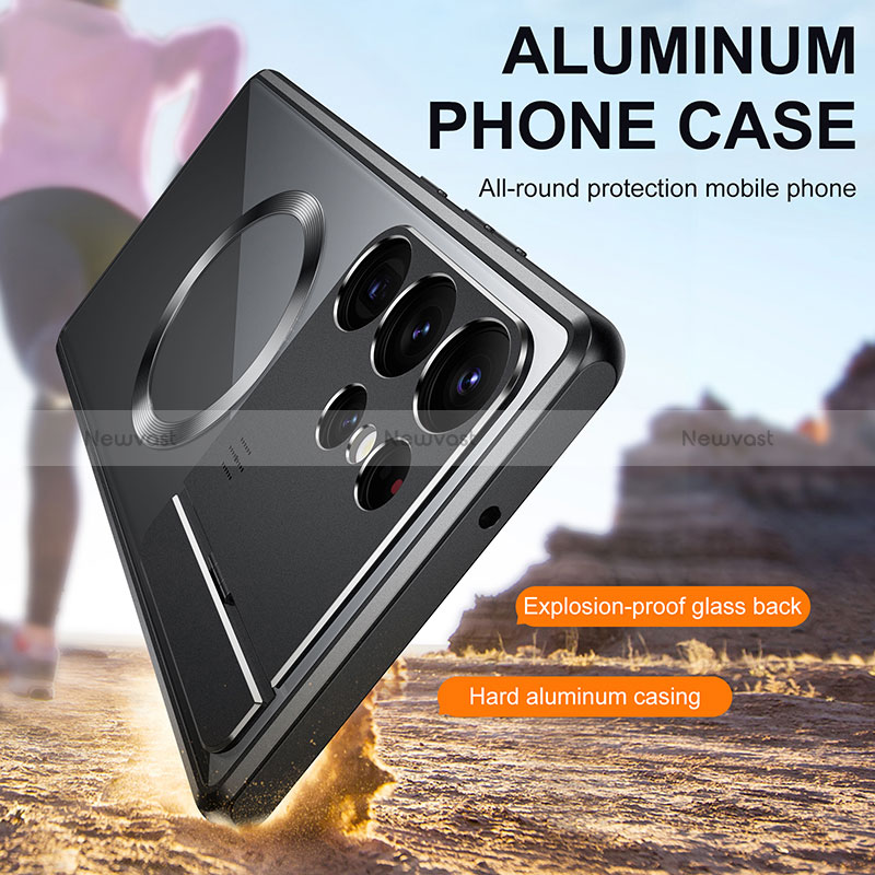 Luxury Aluminum Metal Cover Case 360 Degrees LK1 for Samsung Galaxy S24 Ultra 5G