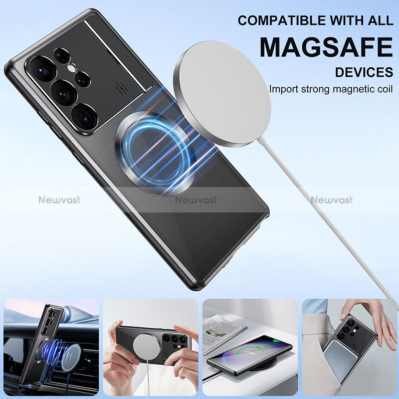 Luxury Aluminum Metal Cover Case 360 Degrees LK1 for Samsung Galaxy S24 Ultra 5G