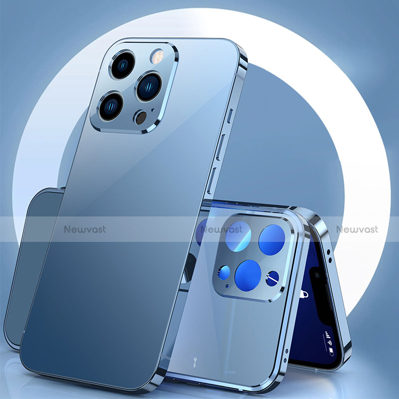 Luxury Aluminum Metal Cover Case 360 Degrees M01 for Apple iPhone 13 Pro