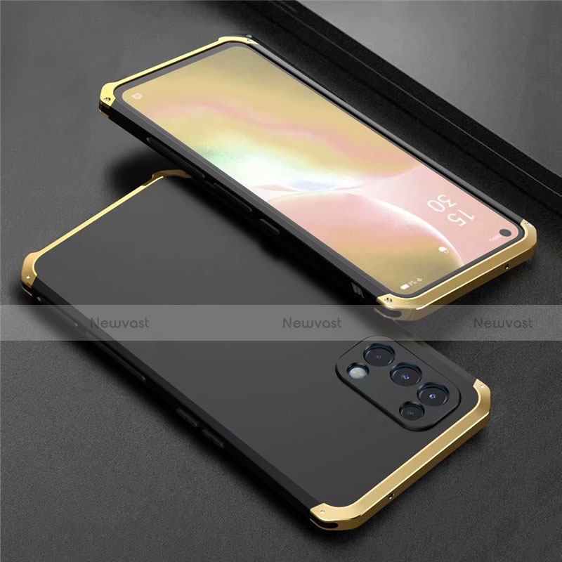 Luxury Aluminum Metal Cover Case 360 Degrees M02 for Oppo Reno5 5G