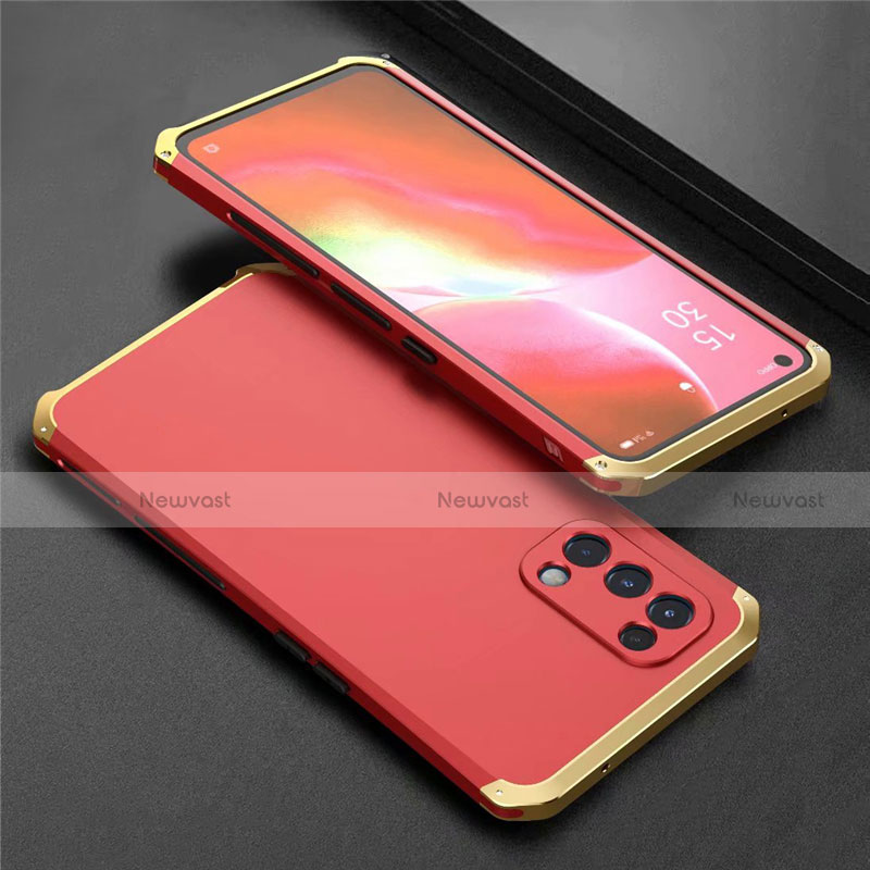 Luxury Aluminum Metal Cover Case 360 Degrees M02 for Oppo Reno5 5G