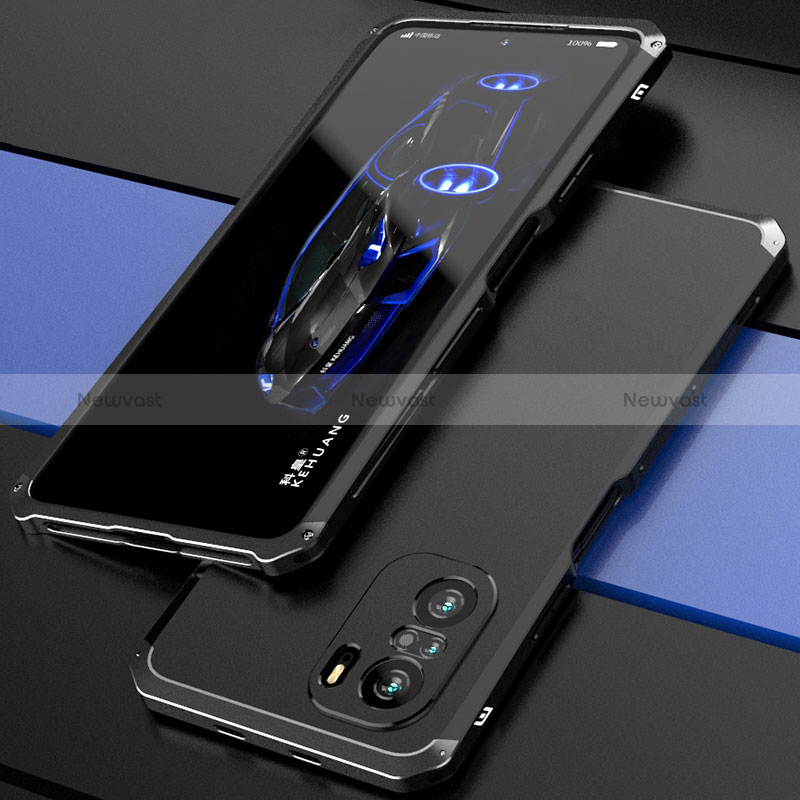 Luxury Aluminum Metal Cover Case 360 Degrees P01 for Xiaomi Mi 11i 5G Black