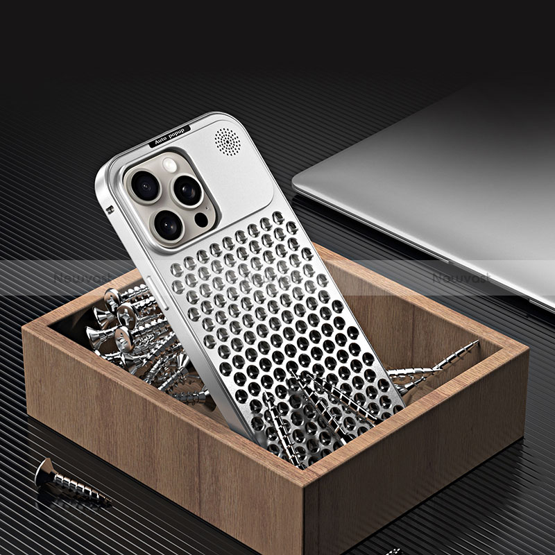 Luxury Aluminum Metal Cover Case 360 Degrees QC3 for Apple iPhone 14 Pro