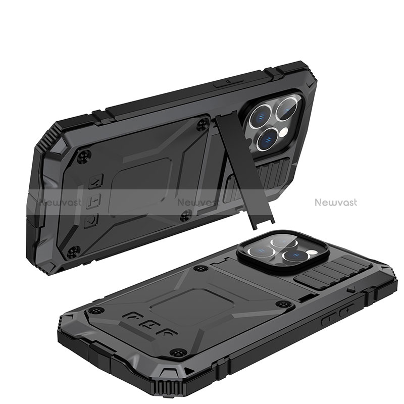 Luxury Aluminum Metal Cover Case 360 Degrees RJ1 for Apple iPhone 13 Pro