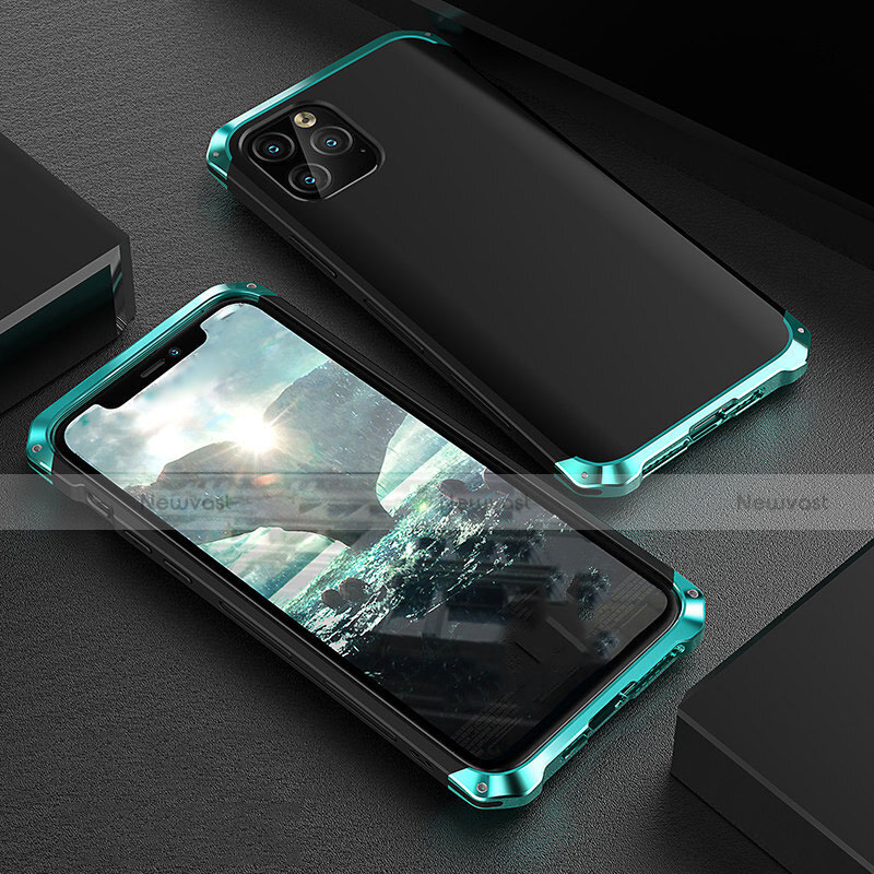 Luxury Aluminum Metal Cover Case for Apple iPhone 11 Pro Green