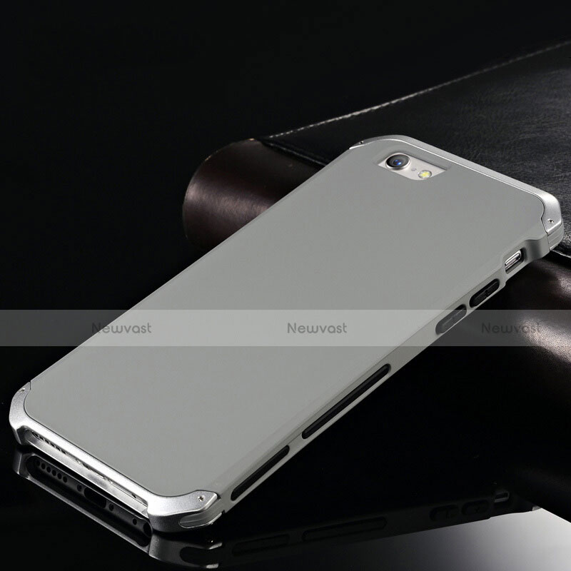 Luxury Aluminum Metal Cover Case for Apple iPhone 6 Gray