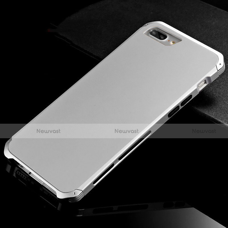 Luxury Aluminum Metal Cover Case for Apple iPhone 7 Plus Silver