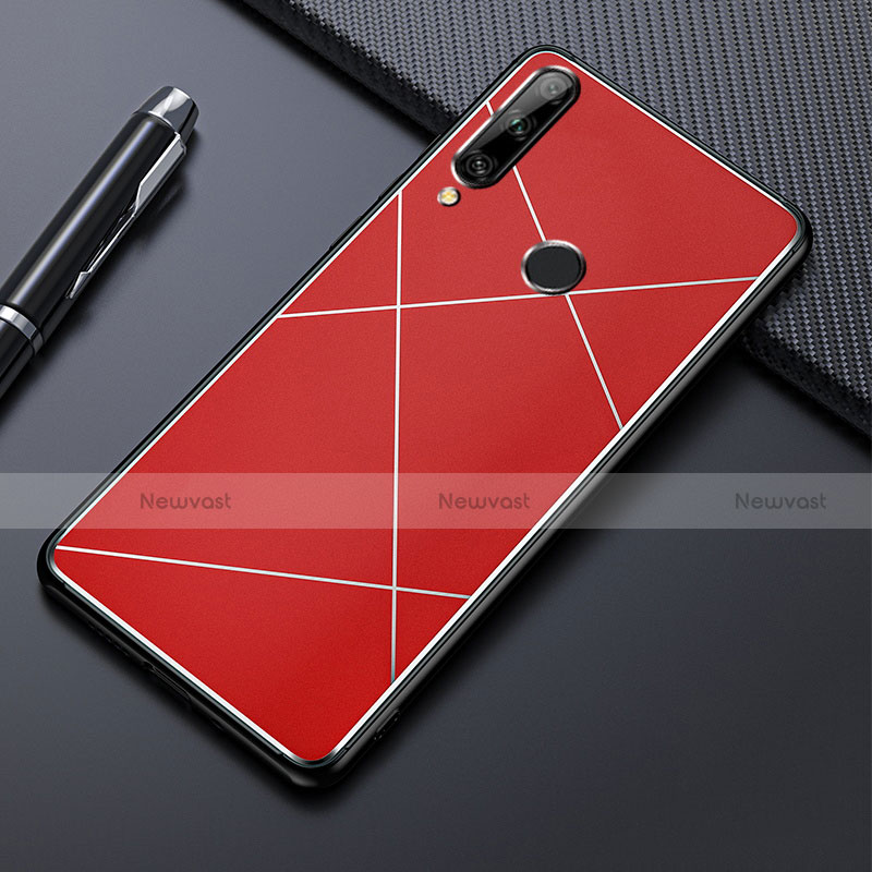 Luxury Aluminum Metal Cover Case for Huawei Enjoy 10 Plus Red