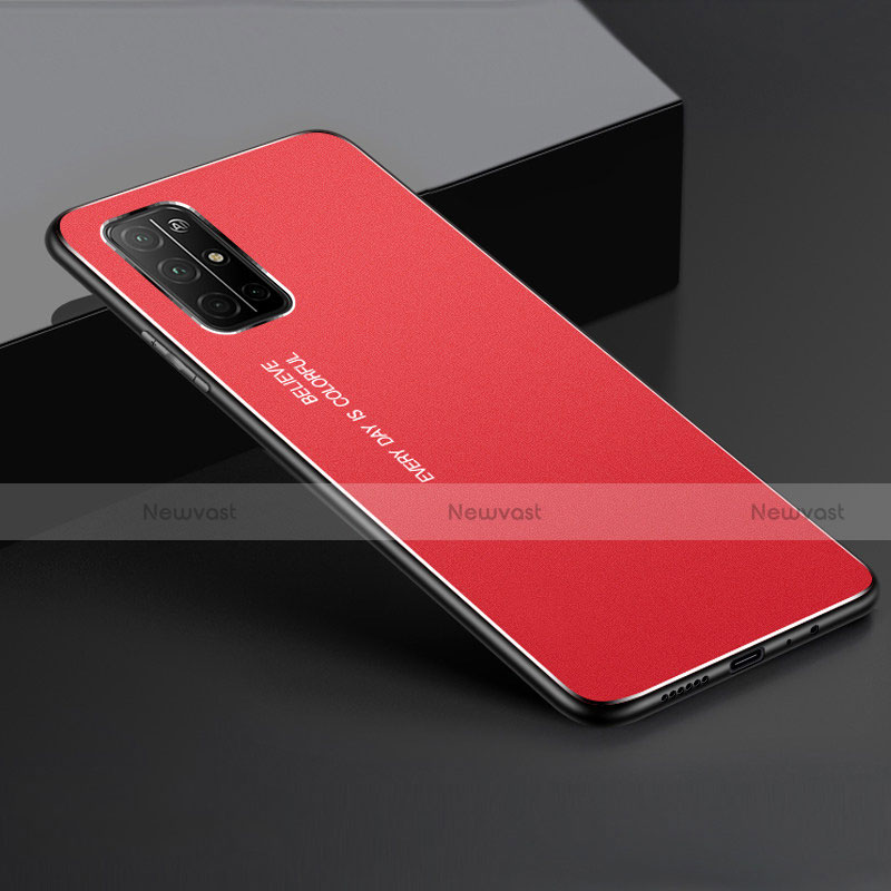 Luxury Aluminum Metal Cover Case for Huawei Honor 30S Red