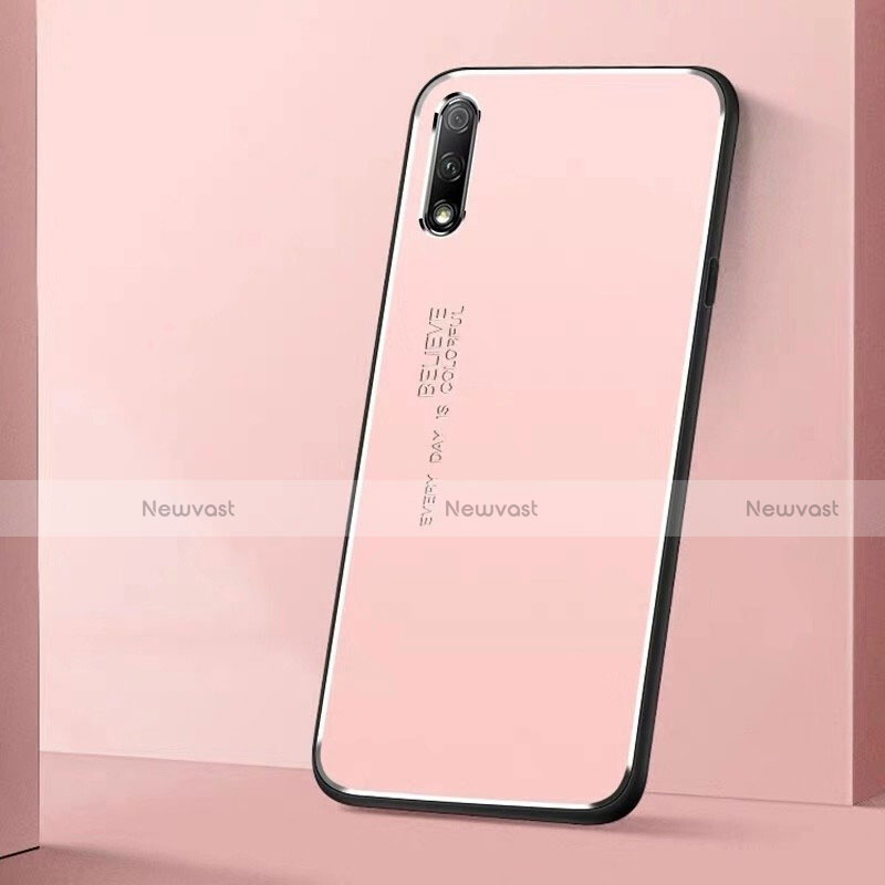 Luxury Aluminum Metal Cover Case for Huawei Honor 9X Pink