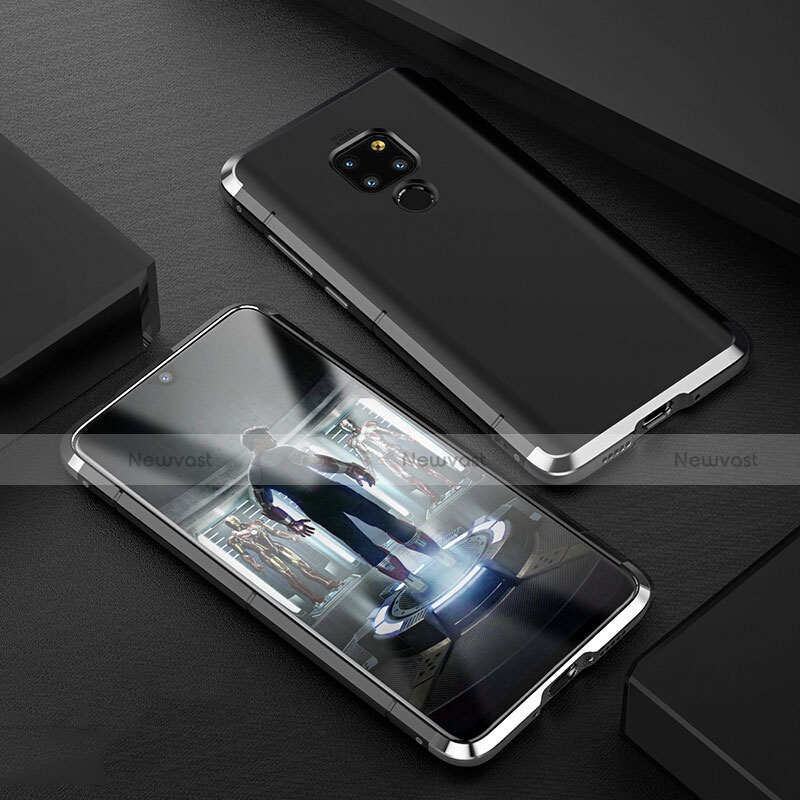 Luxury Aluminum Metal Cover Case for Huawei Mate 20 Silver