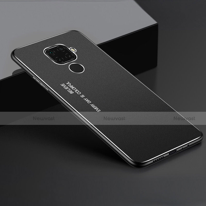 Luxury Aluminum Metal Cover Case for Huawei Mate 30 Lite Black