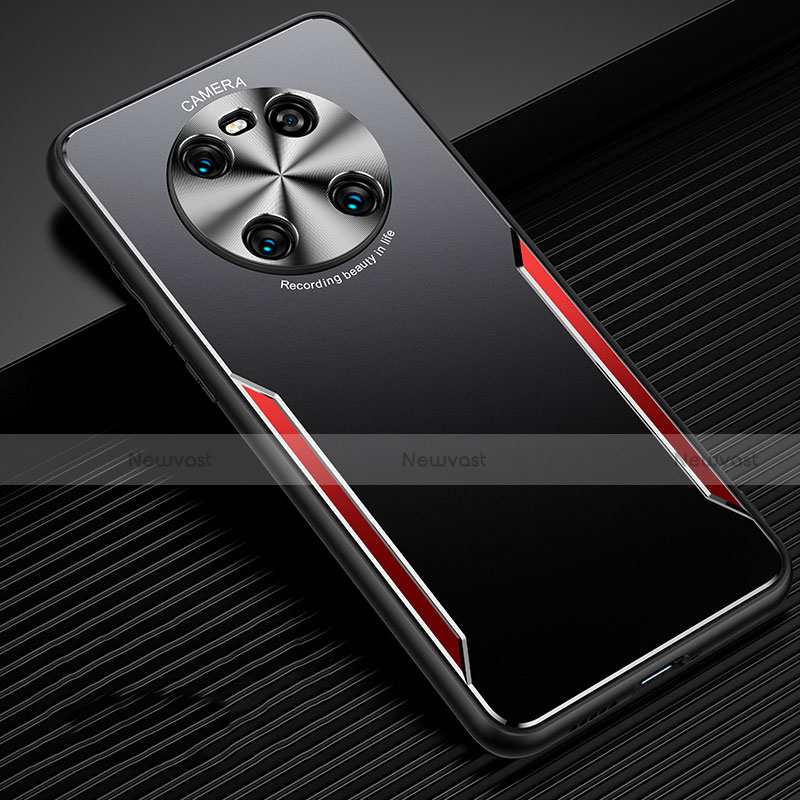 Luxury Aluminum Metal Cover Case for Huawei Mate 40 Red