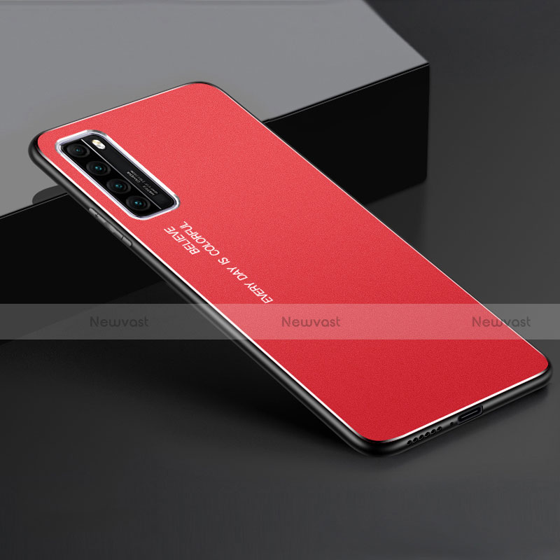 Luxury Aluminum Metal Cover Case for Huawei Nova 7 5G Red