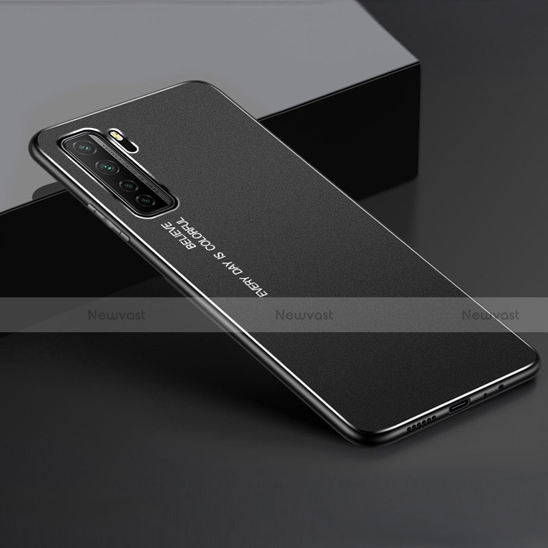 Luxury Aluminum Metal Cover Case for Huawei Nova 7 SE 5G Black