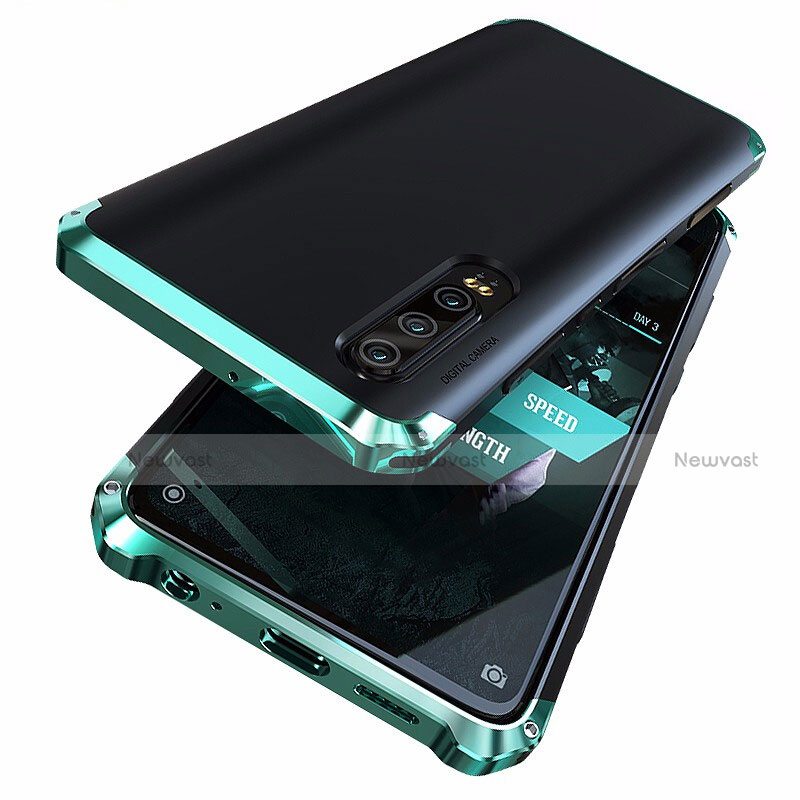 Luxury Aluminum Metal Cover Case for Huawei P30 Green