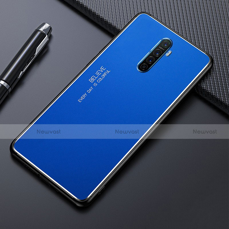 Luxury Aluminum Metal Cover Case for Oppo Reno Ace Blue