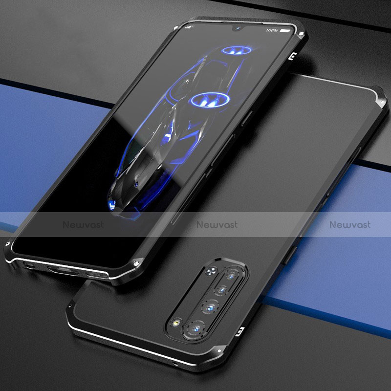 Luxury Aluminum Metal Cover Case for Oppo Reno3 Black