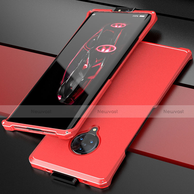 Luxury Aluminum Metal Cover Case for Vivo Nex 3 5G Red