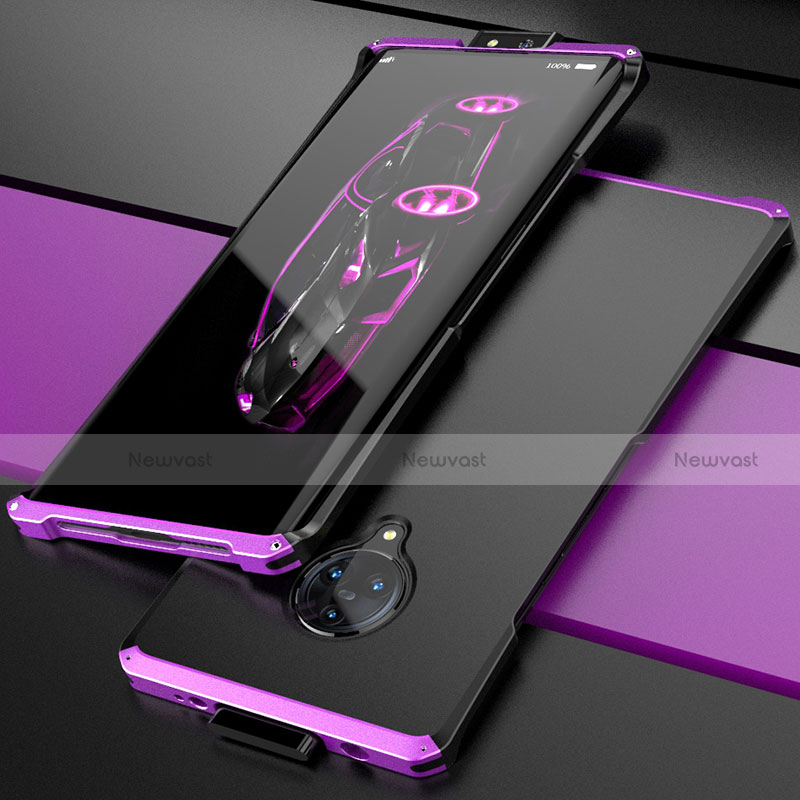 Luxury Aluminum Metal Cover Case for Vivo Nex 3S Purple