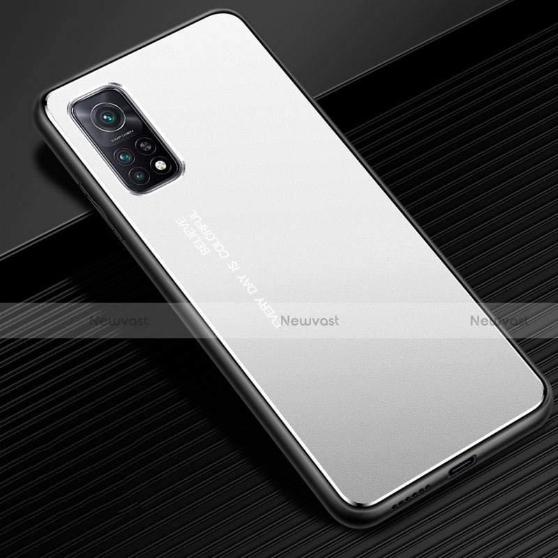 Luxury Aluminum Metal Cover Case for Xiaomi Redmi K30S 5G Silver