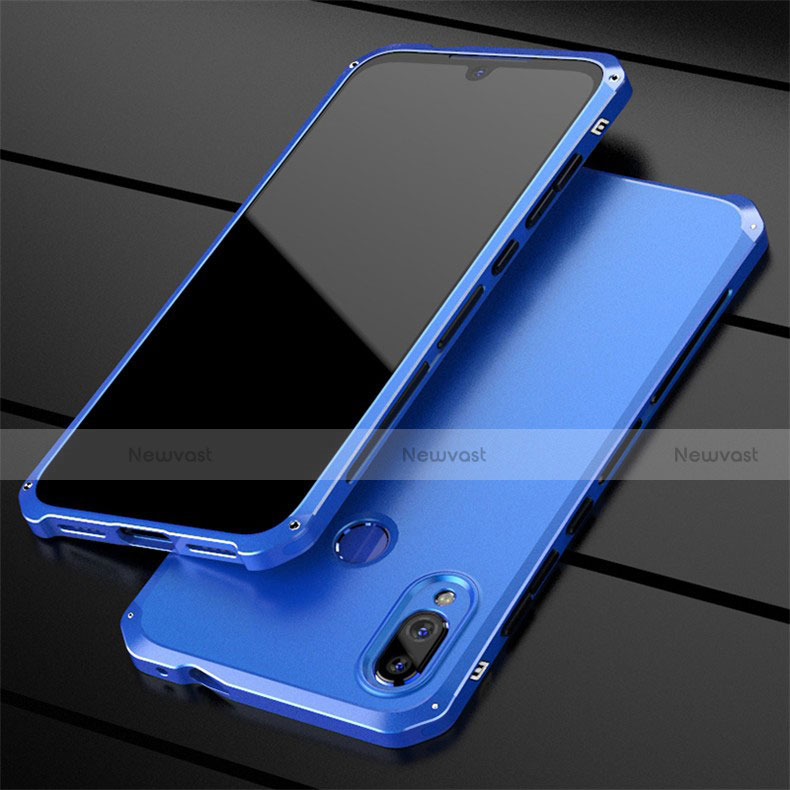 Luxury Aluminum Metal Cover Case for Xiaomi Redmi Note 7 Blue