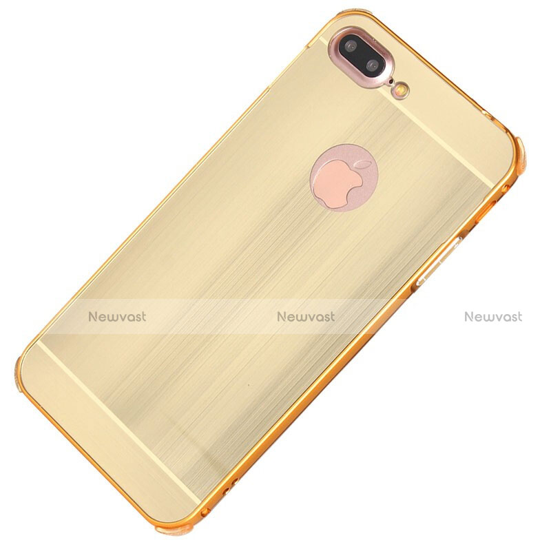 Luxury Aluminum Metal Cover Case M01 for Apple iPhone 7 Plus Gold