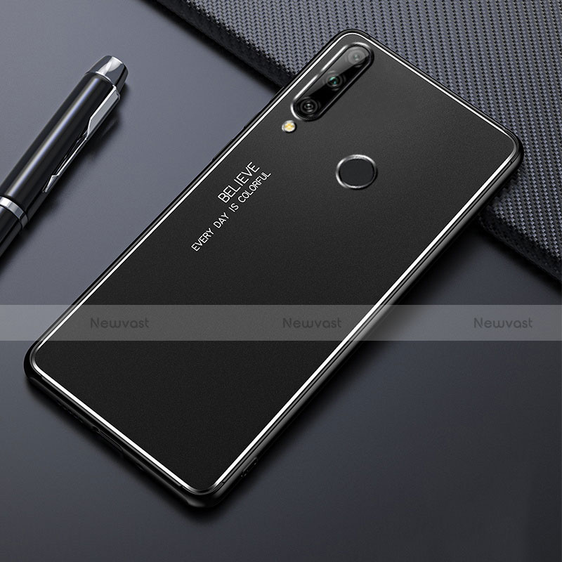 Luxury Aluminum Metal Cover Case M01 for Huawei Enjoy 10 Plus Black