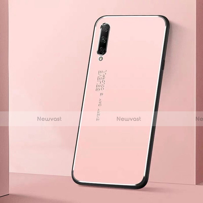 Luxury Aluminum Metal Cover Case M01 for Huawei P Smart Pro (2019) Pink