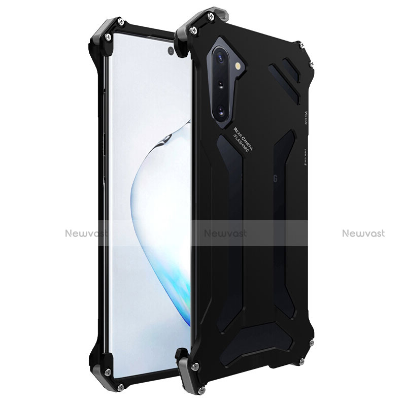 Luxury Aluminum Metal Cover Case M01 for Samsung Galaxy Note 10 5G Black