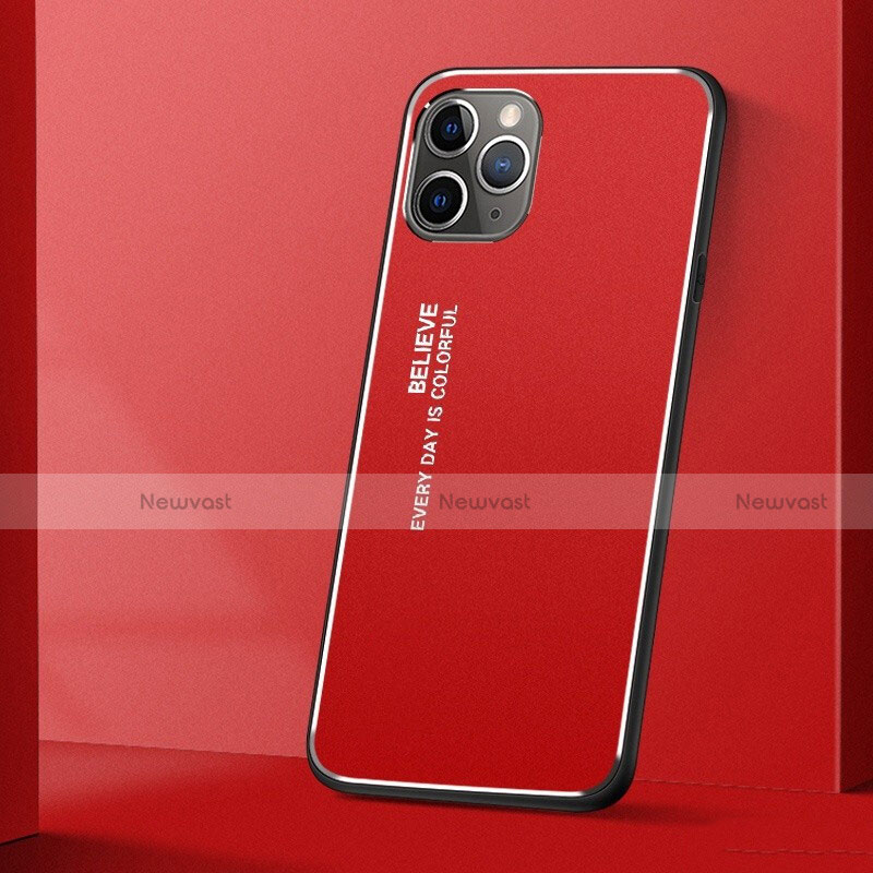 Luxury Aluminum Metal Cover Case T01 for Apple iPhone 11 Pro Max Red