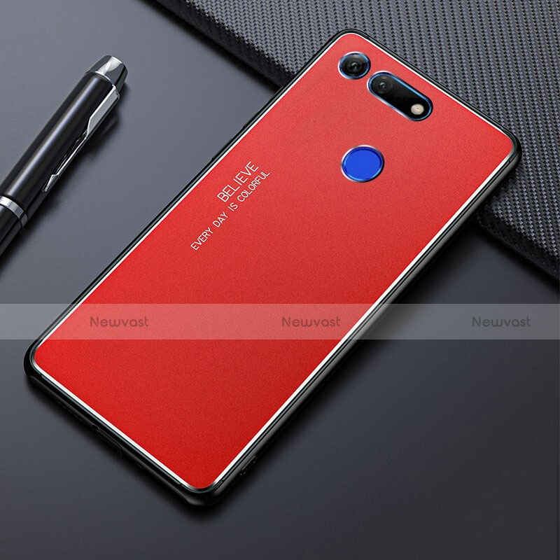 Luxury Aluminum Metal Cover Case T01 for Huawei Honor V20 Red