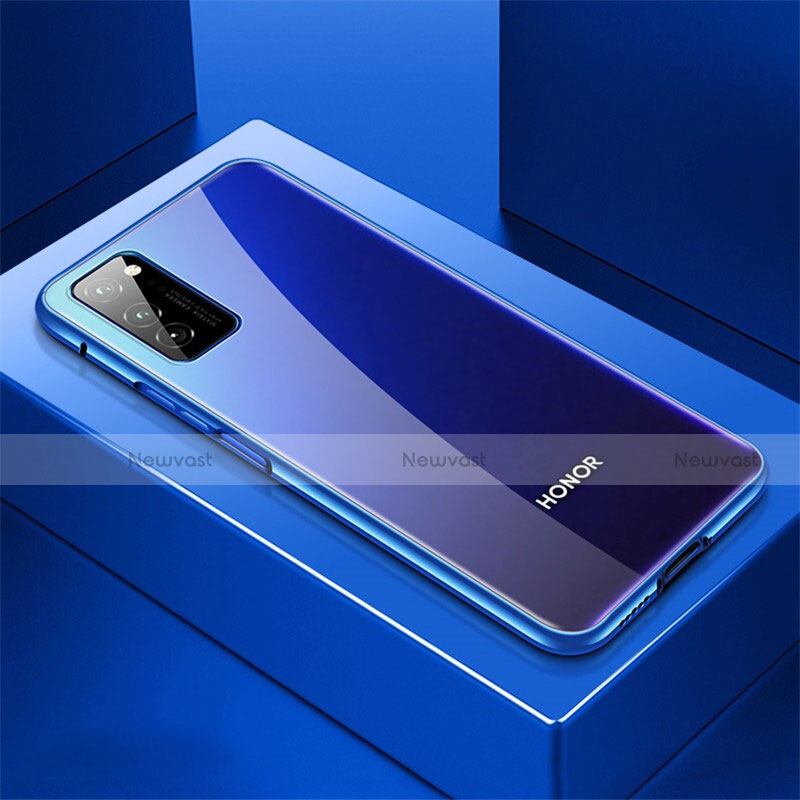 Luxury Aluminum Metal Cover Case T01 for Huawei Honor V30 5G Blue