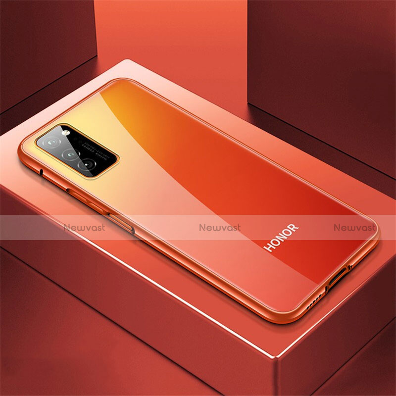 Luxury Aluminum Metal Cover Case T01 for Huawei Honor V30 5G Red