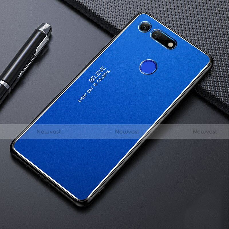 Luxury Aluminum Metal Cover Case T01 for Huawei Honor View 20 Blue