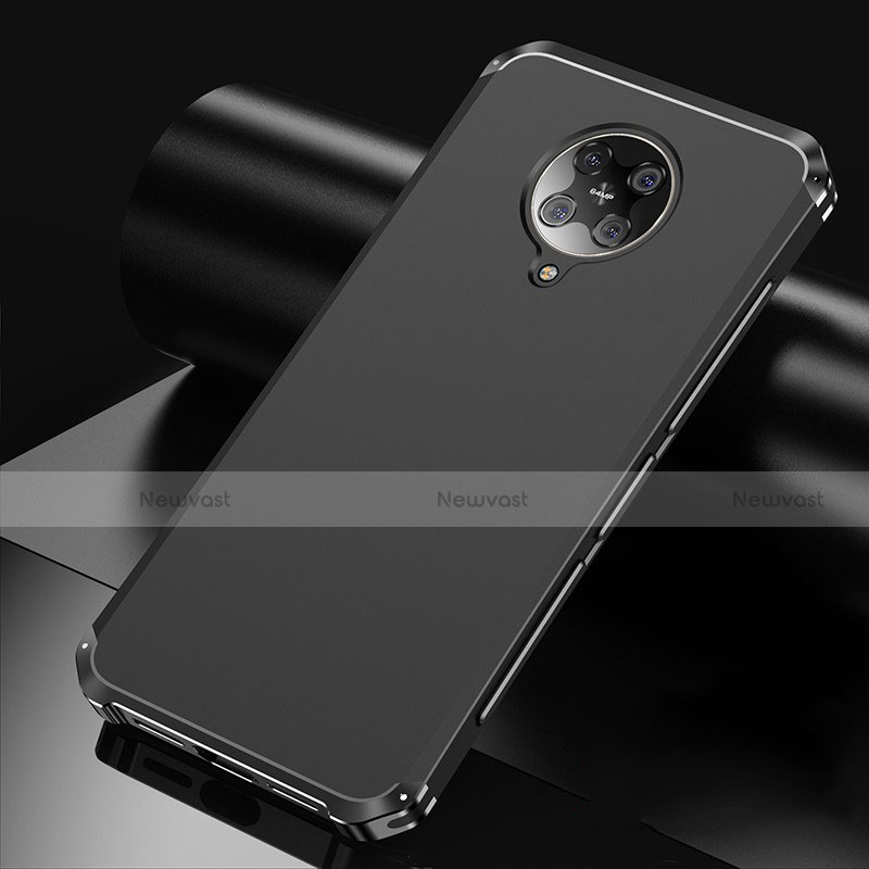 Luxury Aluminum Metal Cover Case T01 for Xiaomi Poco F2 Pro Black