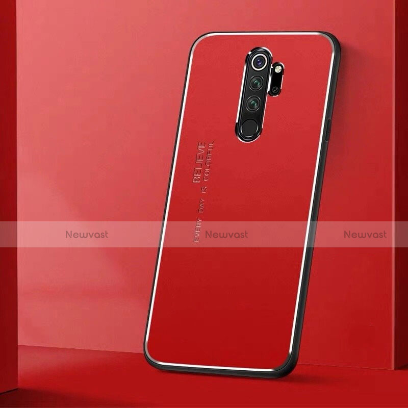 Luxury Aluminum Metal Cover Case T01 for Xiaomi Redmi Note 8 Pro Red