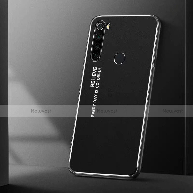 Luxury Aluminum Metal Cover Case T01 for Xiaomi Redmi Note 8T Black